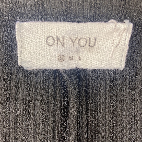 On You Oversized Long Sleeve Blouse with Raw Hem - Picture 5 of 7